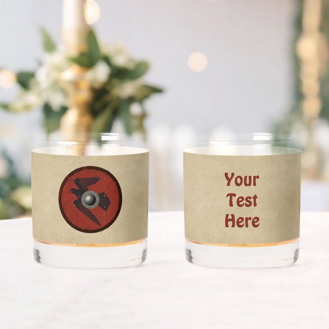 Vaso De Whiskey Viking Raven Shield (Insitu (Boda))