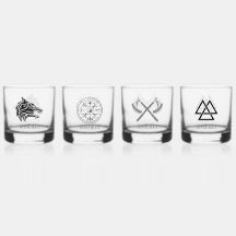 Viking Whiskey Glass
