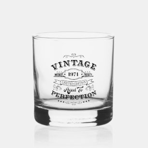 Vaso De Whiskey Vintage Envejecido a la Perfección