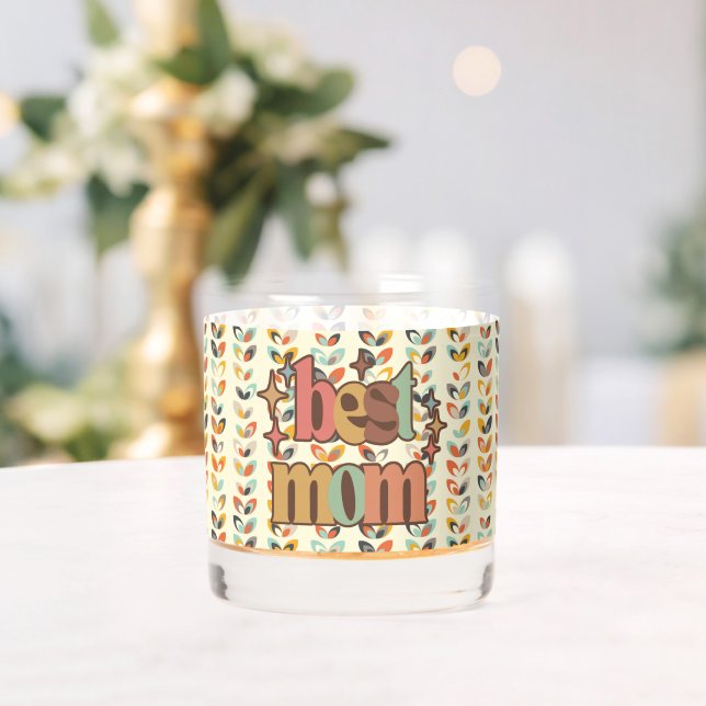 Vaso De Whiskey Vintage Retro Mejor Mamá (Insitu (Boda))