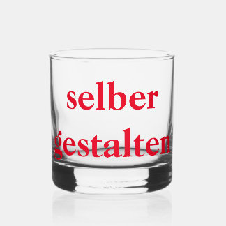 Vaso De Whiskey Whiskyglas selber gestalten