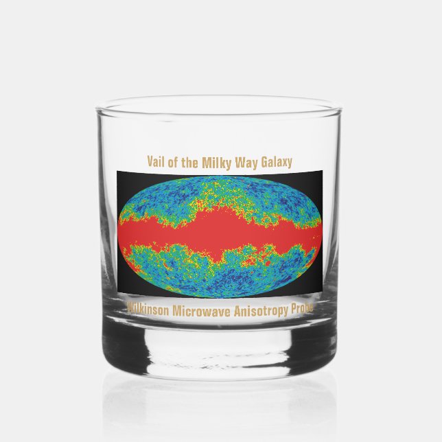 Vaso De Whiskey WMAP, Valle de la Vía Láctea sobre el Universo (Izquierda)