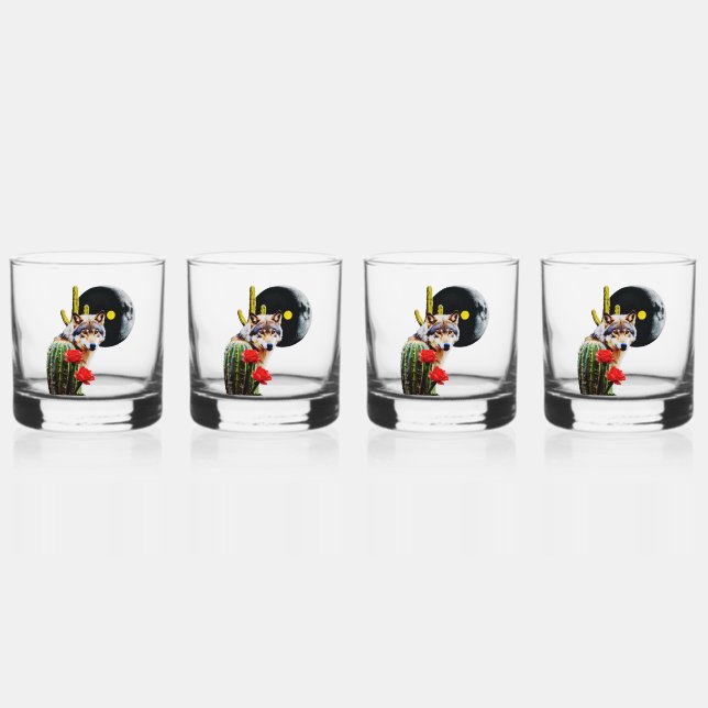 Vaso De Whiskey Wolf16: (Anverso)