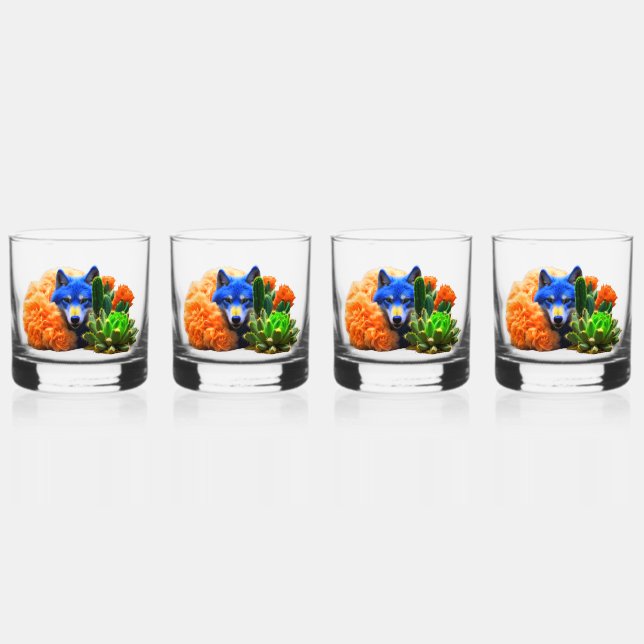 Vaso De Whiskey Wolf22: (Anverso)