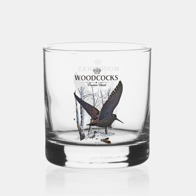 Vaso De Whiskey Woodcock (Reverso )