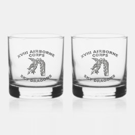 VASO DE WHISKEY XVIII AIRBORNE CORPS