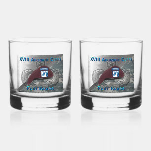 VASO DE WHISKEY XVIII CUERPO AEROTRANSPORTADO 
