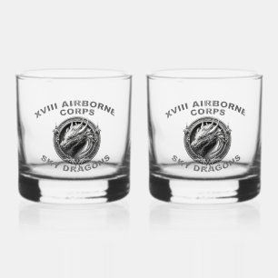 Vaso De Whiskey XVIII Cuerpo Aerotransportado
