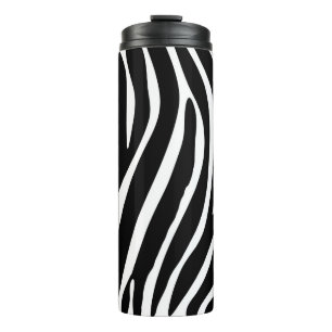 Vaso del estampado de zebra