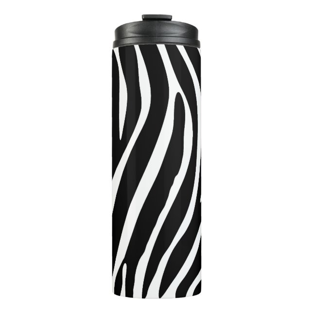 Vaso del estampado de zebra (Anverso)