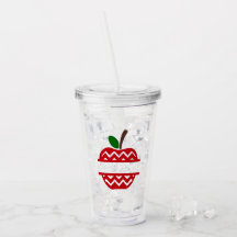 Vaso del monograma de Apple