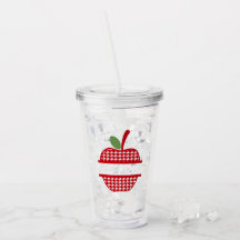 Vaso del monograma de Apple