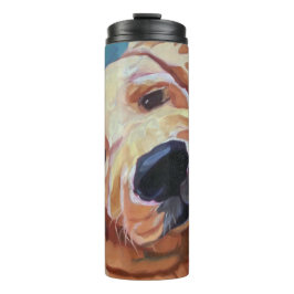 Vaso del perrito del golden retriever