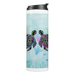 Vaso del resplandor de la tortuga de mar