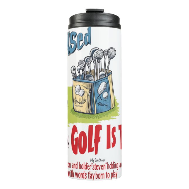 Vaso divertido de golf (Anverso)