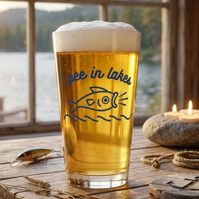 Vaso divertido de pinta para "Meo en lagos" (Subido por el creador)