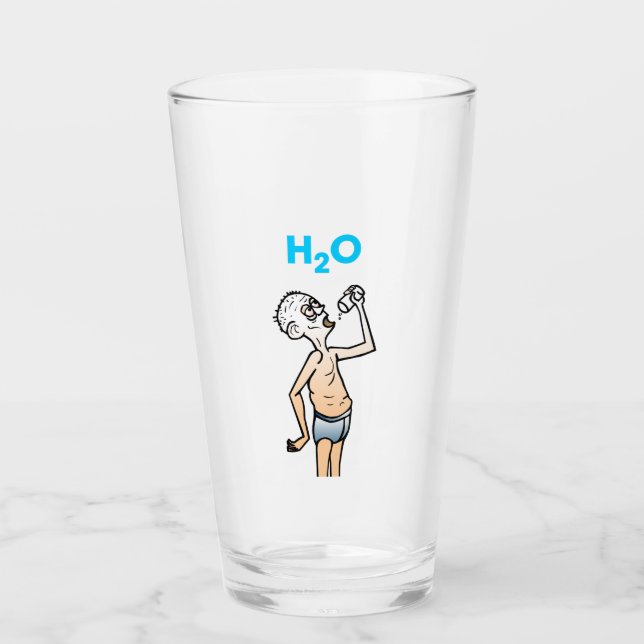 Vaso H2O para el hombre sediento (Anverso)