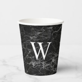 Vaso inicial de mármol negro Drink