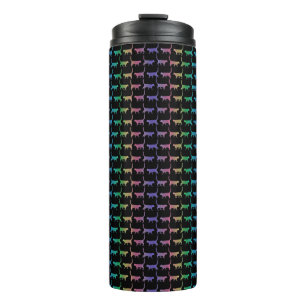 Vaso la termal de los gatos del gatito del arco