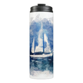 Vaso la termal del barco de vela del clima