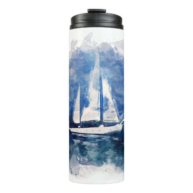 Vaso la termal del barco de vela del clima (Anverso)