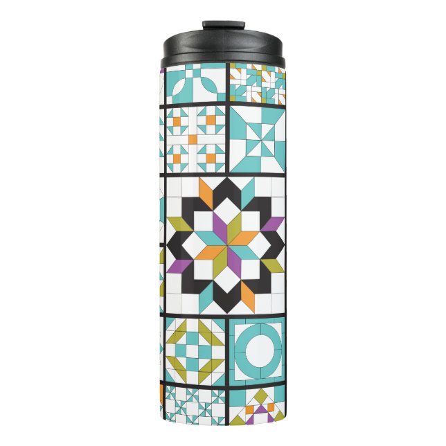 Vaso moderno la termal del edredón del dechado de (Anverso)