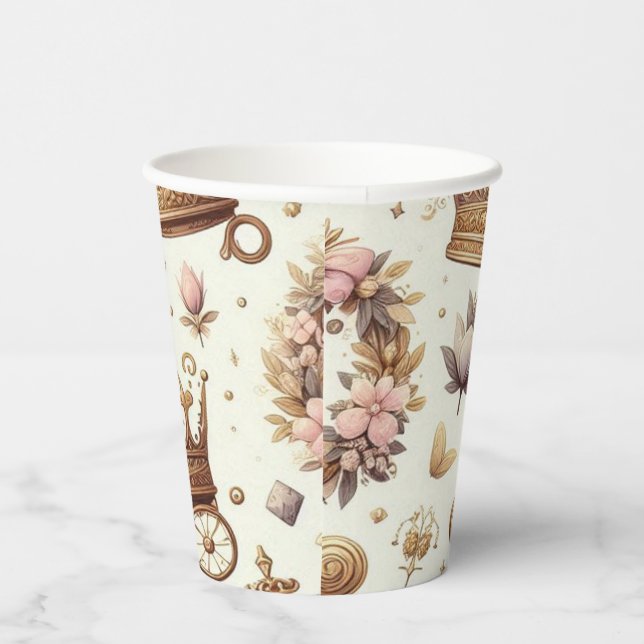 Vaso papel ilustrado Princess  (Derecha)