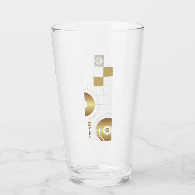 Vaso para beber logo DamienJ (Reverso)