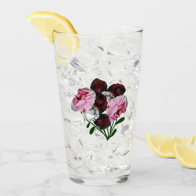 Vaso para beber rosas (Anverso (hielo))