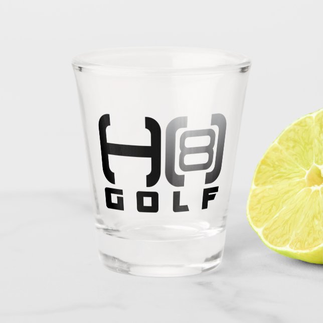 Vaso para chupito de golf H8 (Anverso)
