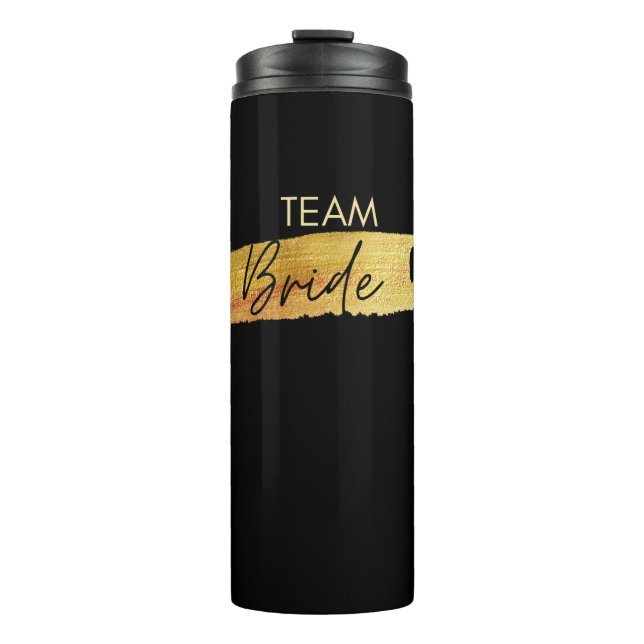 Vaso para Dama de Honor Negro para Despedida de So (Anverso)