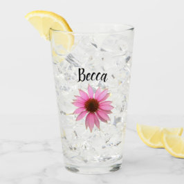 Vaso personalizado de equinácea morada brillante