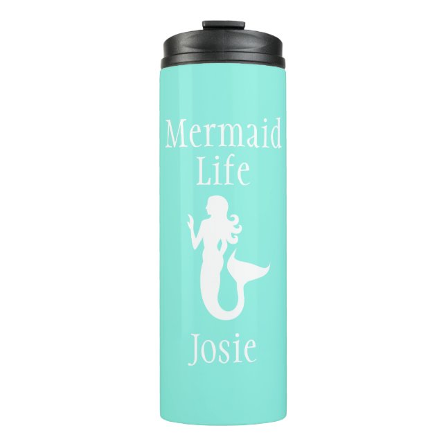 Vaso personalizado de la vida de la sirena (Anverso)