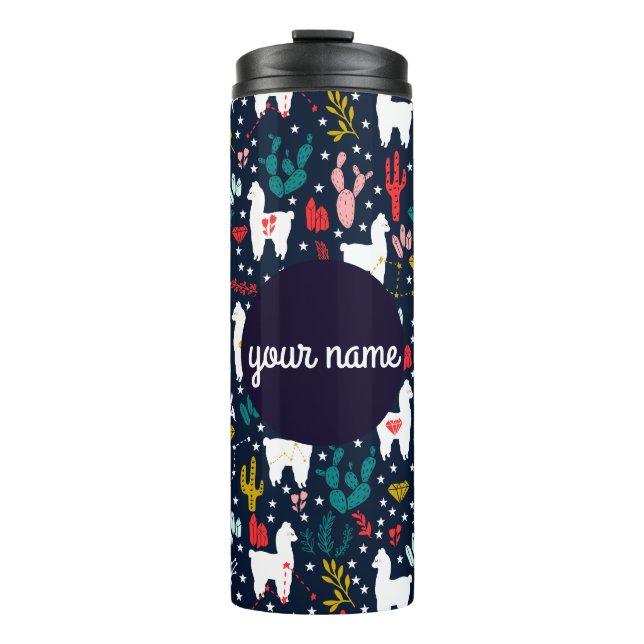 Vaso personalizado la termal de la alpaca (Anverso)