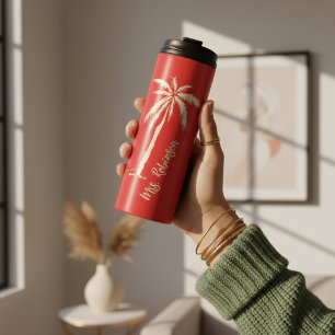 Vaso personalizado para pareja de viaje para regal