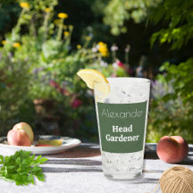 Vaso Personalizado Tumbler Jefe de Jardinería Glas