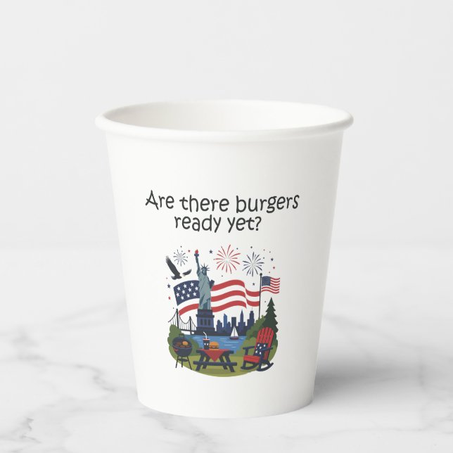 vaso Servilletas 4 de julio (Anverso)