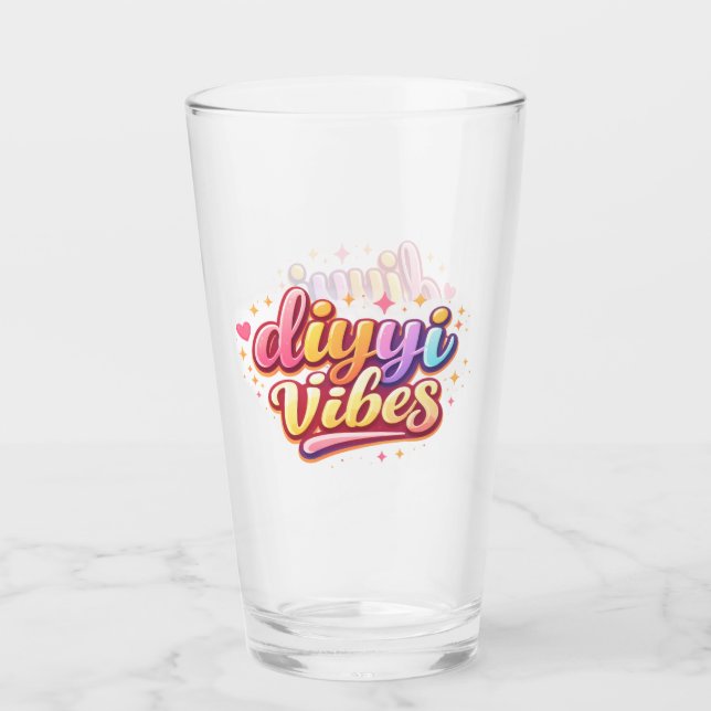 Vaso Shaker de Cristal para Bebidas (Anverso)