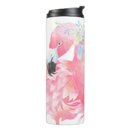 Vaso termal personalizado flamenco rosado