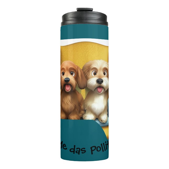 Vaso Térmico “Amiguitas Peludas” (Anverso)