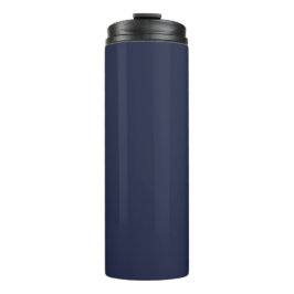 Vaso térmico azul marino elegante para bebidas cal