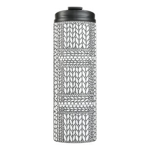 Vaso Térmico BLANCO PUNTADA DEL REVÉS