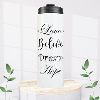Vaso térmico con frase motivacion amor 