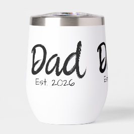 Vaso Térmico de Vino Establecido Papá Nuevo Regalo