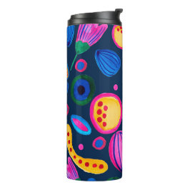 Vaso térmico diseño bohemio navy