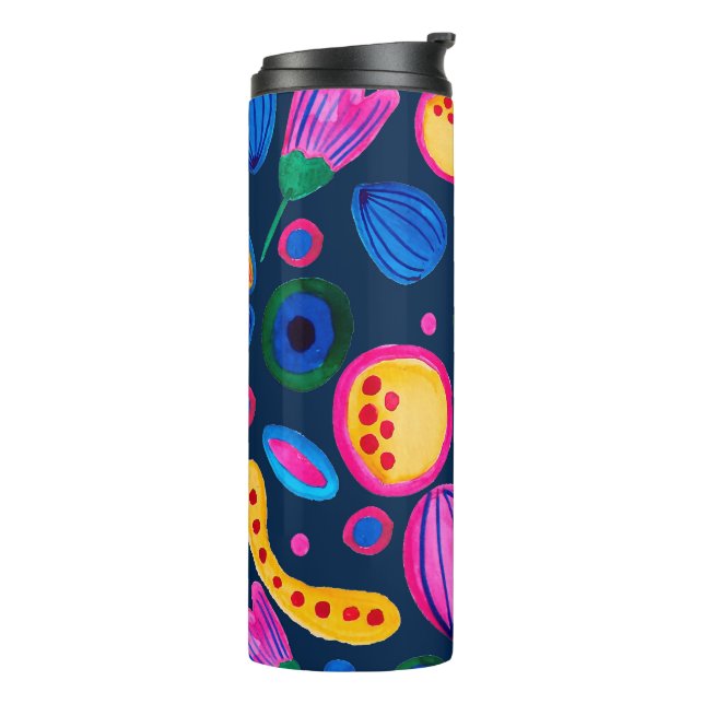 Vaso térmico diseño bohemio navy (Rotado hacia la izquierda)