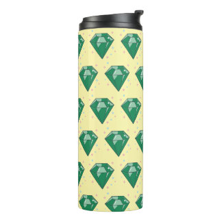 Vaso térmico esmeraldas verdes