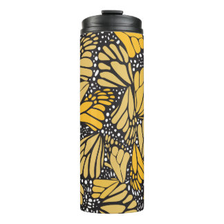 Vaso térmico estampado mariposa monarca