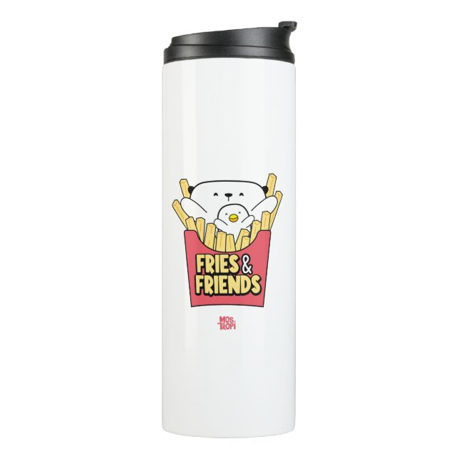 Vaso térmico│Fries and friends (Rotado hacia la izquierda)