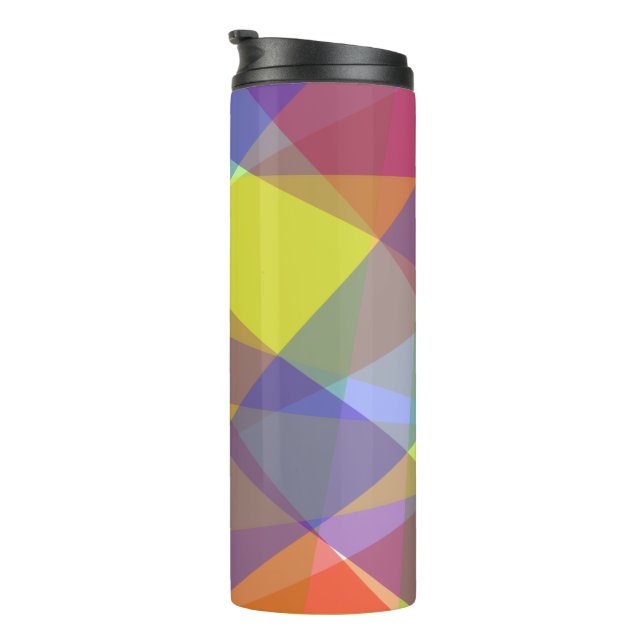 Vaso Térmico Geométrico Ligero (Rotado hacia la derecha)
